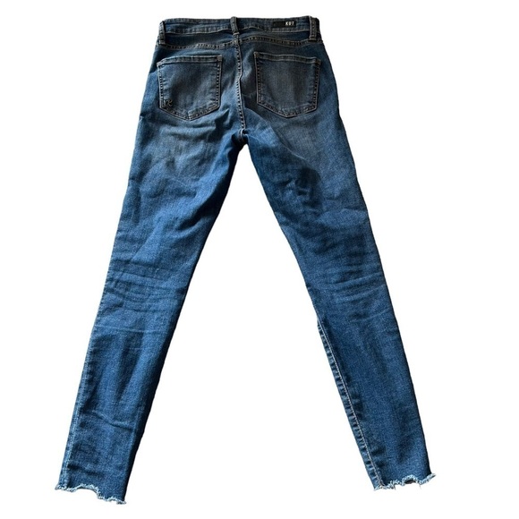 KUT From The Kloth Jeans Womens 2 Connie High Waist Ankle Distressed Casual - Picture 5 of 13